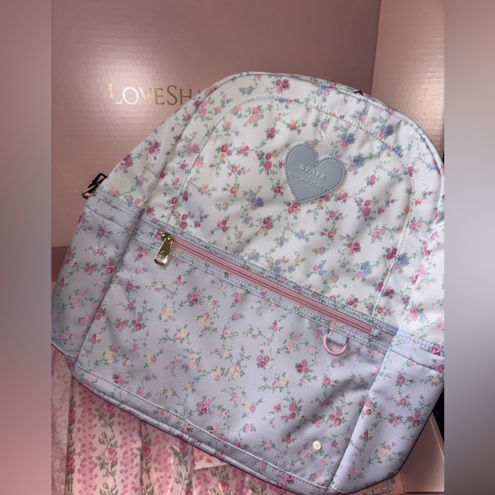 LoveShackFancy State Kane Backpack & Laptop case / carrier set - Picture 10 of 12